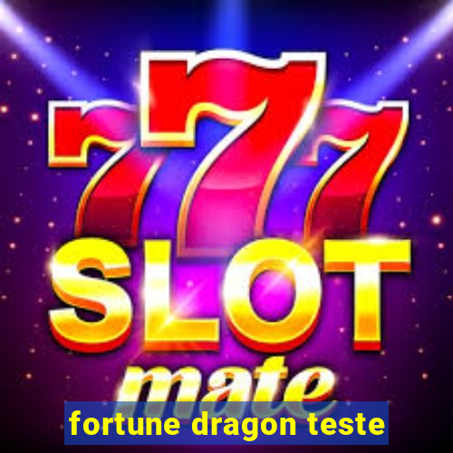 fortune dragon teste